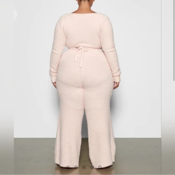 Skims | NWT Cozy Knit Wide Leg Pants in Dusk, size 2X/3X - Picture 3 of 7